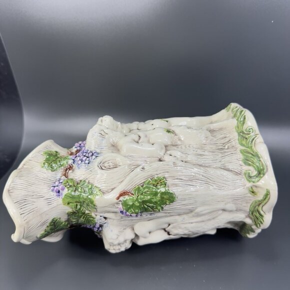 Vintage 1975 Hand Painted Ceramic Jug Pitcher Carafe Artist Signed Naked Men VTG - Picture 9 of 14